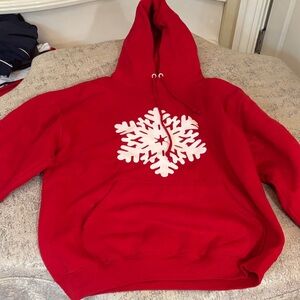 Jerzees Red Hoodie